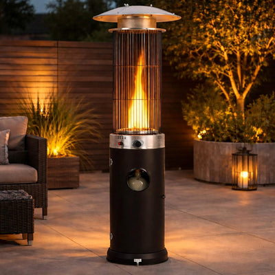 HEATSURE Spiral Flame Gas Heater 13.5KW Black