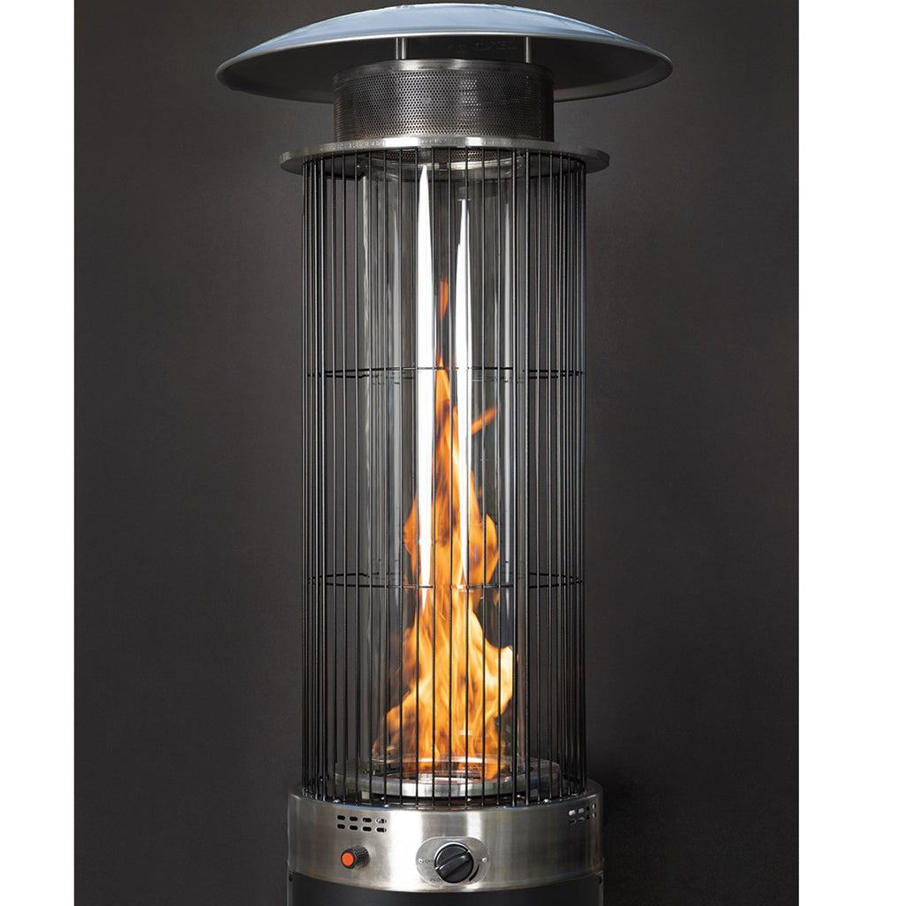 HEATSURE Spiral Flame Gas Heater 13.5KW Black