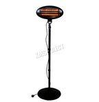 HEATSURE Outdoor Electric Patio Heater 2KW Black