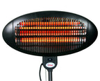 HEATSURE Outdoor Electric Patio Heater 2KW Black