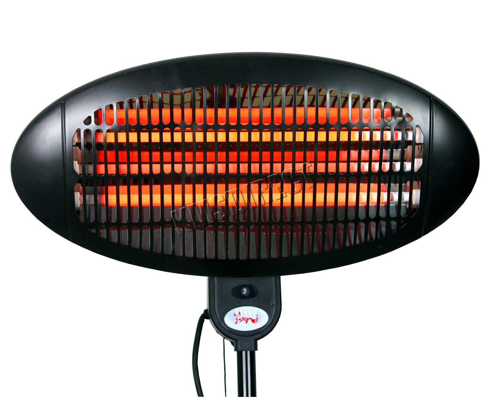 HEATSURE Outdoor Electric Patio Heater 2KW Black