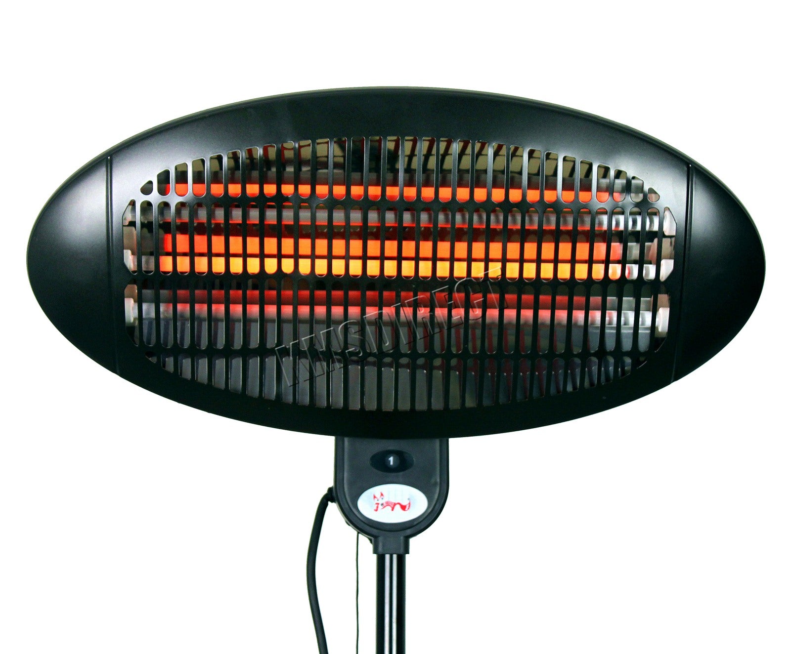 HEATSURE Outdoor Electric Patio Heater 2KW Black