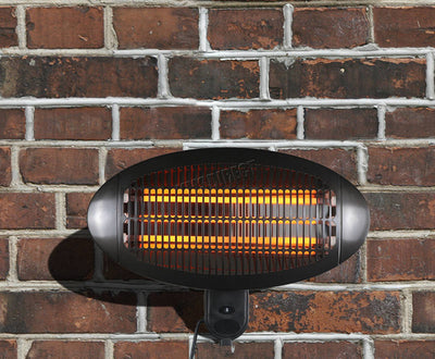 HEATSURE Patio Heater Wall Mounted 2000DI Black