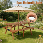 Birchtree Picnic Garden Table - 4-seater