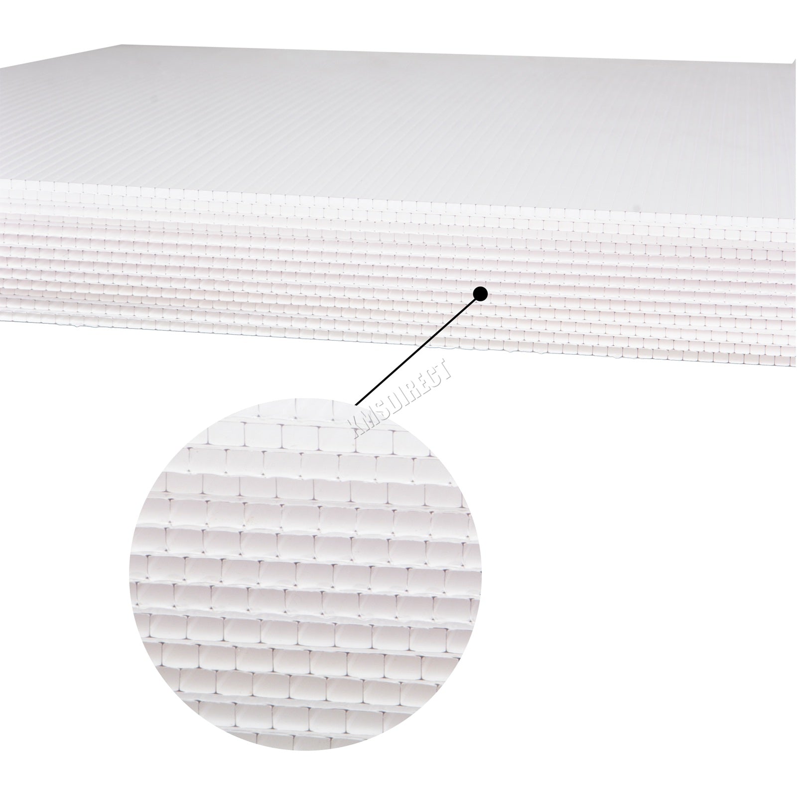 BIRCHTREE Polycarbonate Sheet 4MM 14PCS WW-PS01 Clear