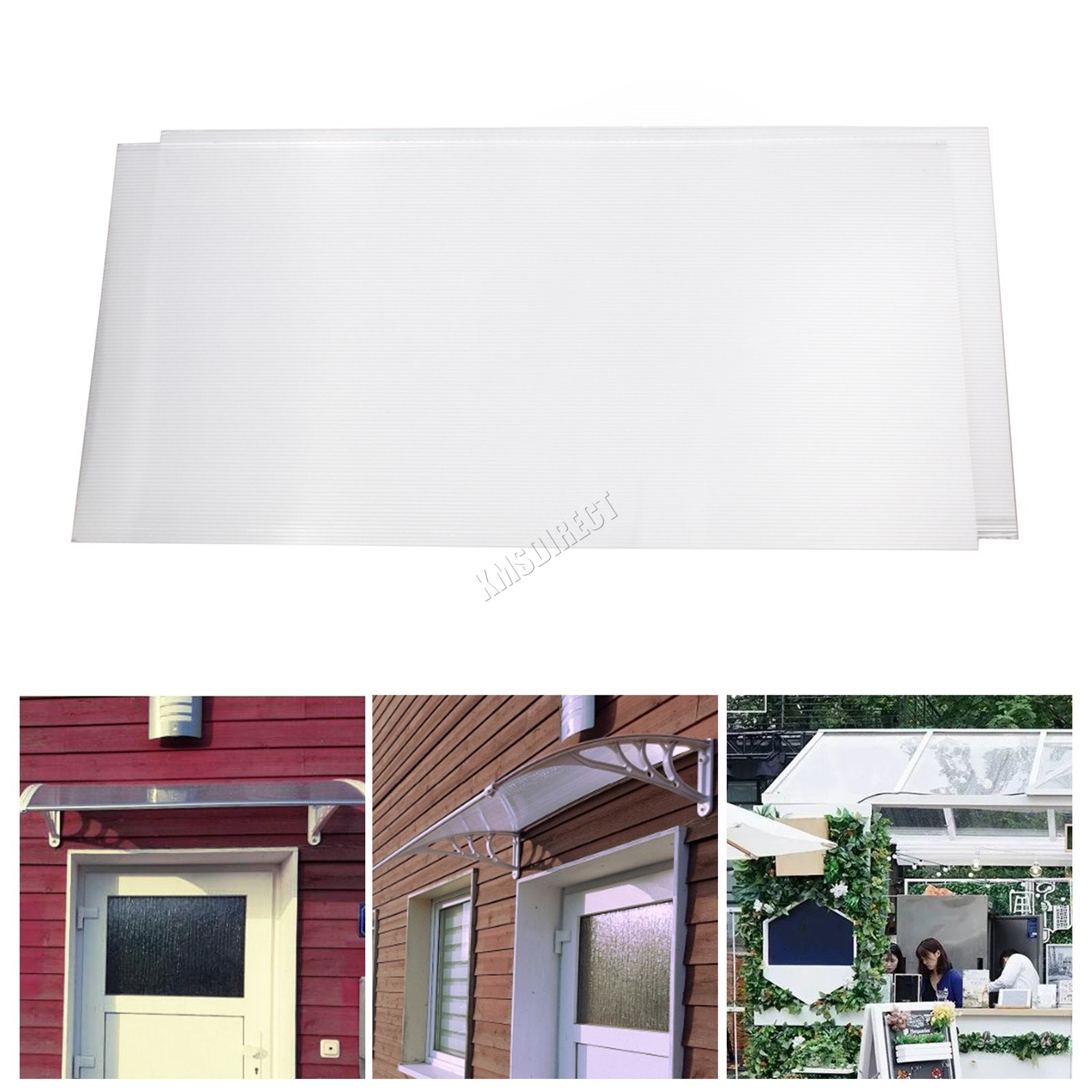 BIRCHTREE Polycarbonate Sheet 4MM 20PCS BT-PS02 Clear