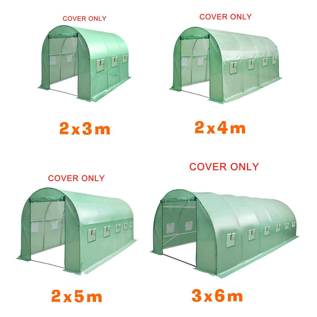 BIRCHTREE Replacement Polytunnel Greenhouse Cover Only