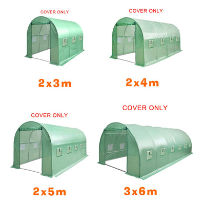BIRCHTREE Replacement Polytunnel Greenhouse Cover Only