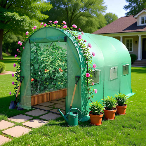 BIRCHTREE Replacement Polytunnel Greenhouse Cover Only
