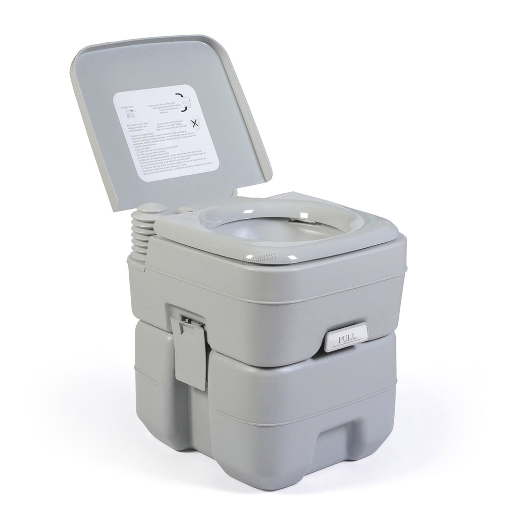 BIRCHTREE 20L Portable Toilet PT01 Grey