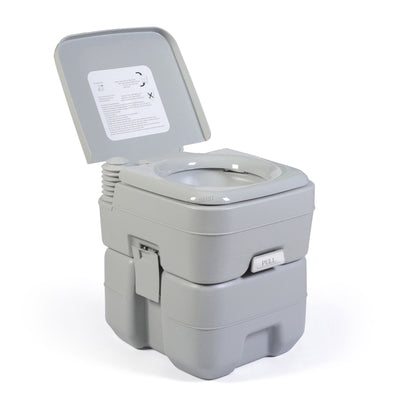 BIRCHTREE 20L Portable Toilet PT01 Grey
