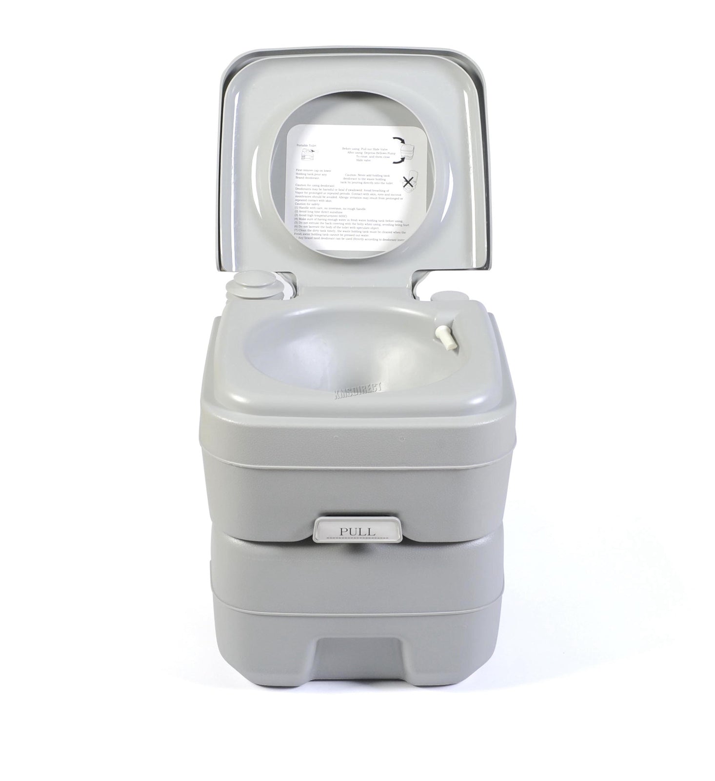 BIRCHTREE 20L Portable Toilet PT01 Grey
