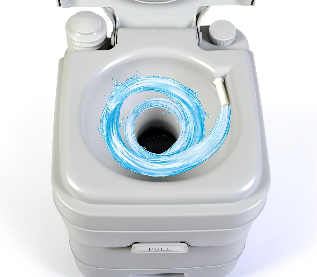 BIRCHTREE 20L Portable Toilet PT01 Grey