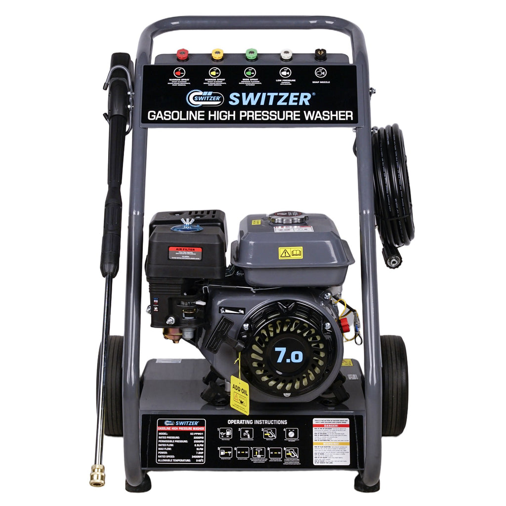 SwitZer 7HP Petrol Pressure Washer 2200PSI PPW01