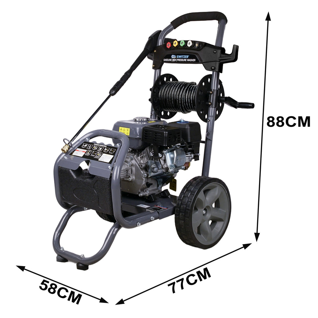 SwitZer 7HP Petrol Pressure Washer 2200PSI PPW03
