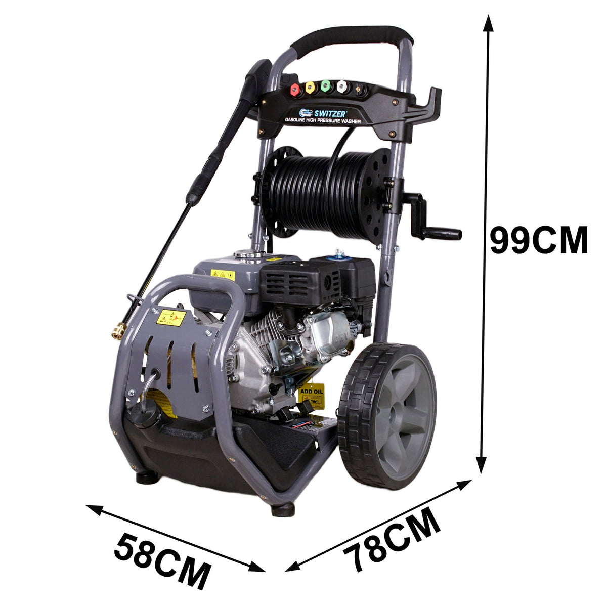 SwitZer 7HP Petrol Pressure Washer 2320PSI PPW05