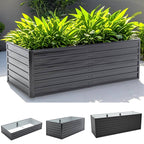 BIRCHTREE Metal Raised Garden Bed Outdoor Planter