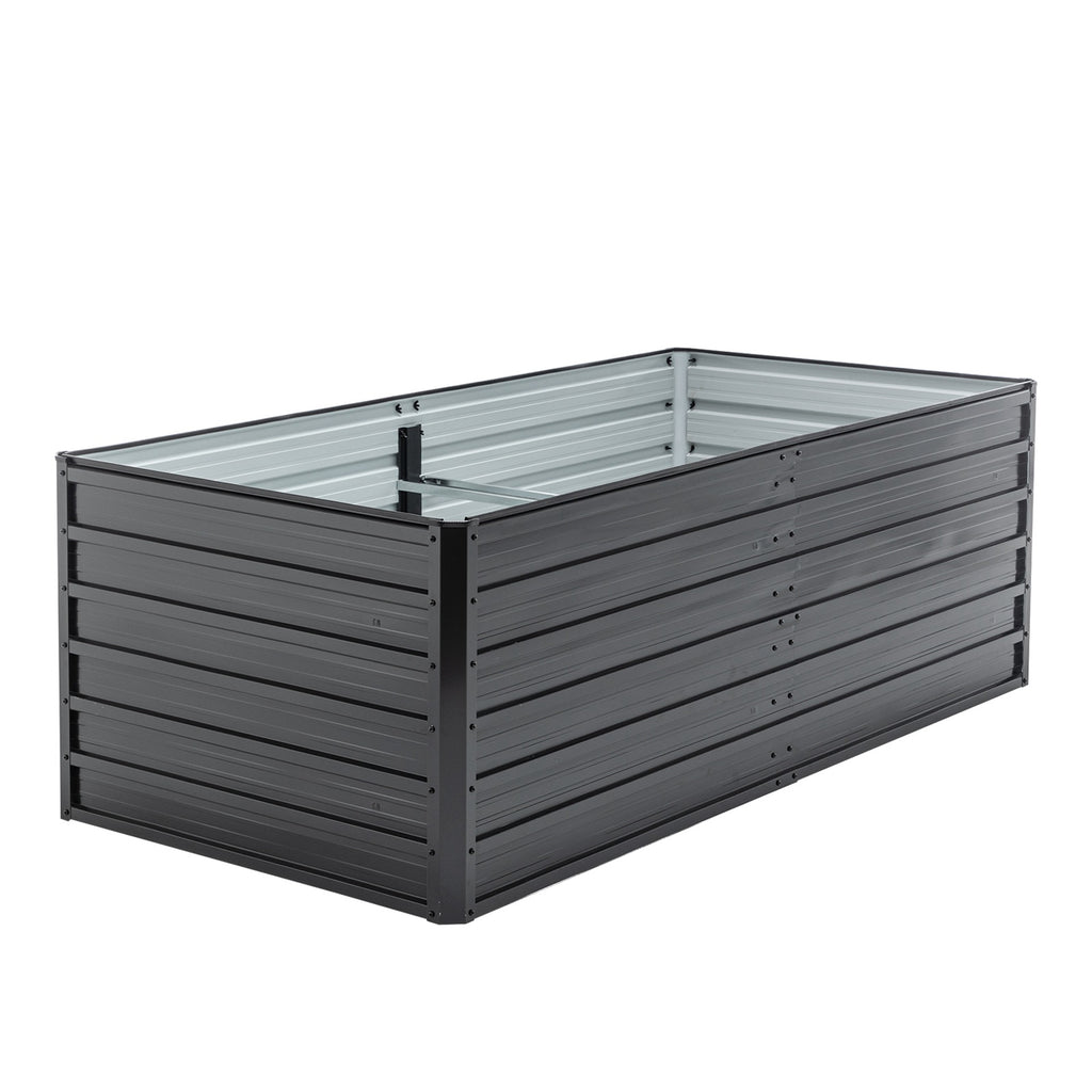 BIRCHTREE Metal Raised Garden Bed Outdoor Planter