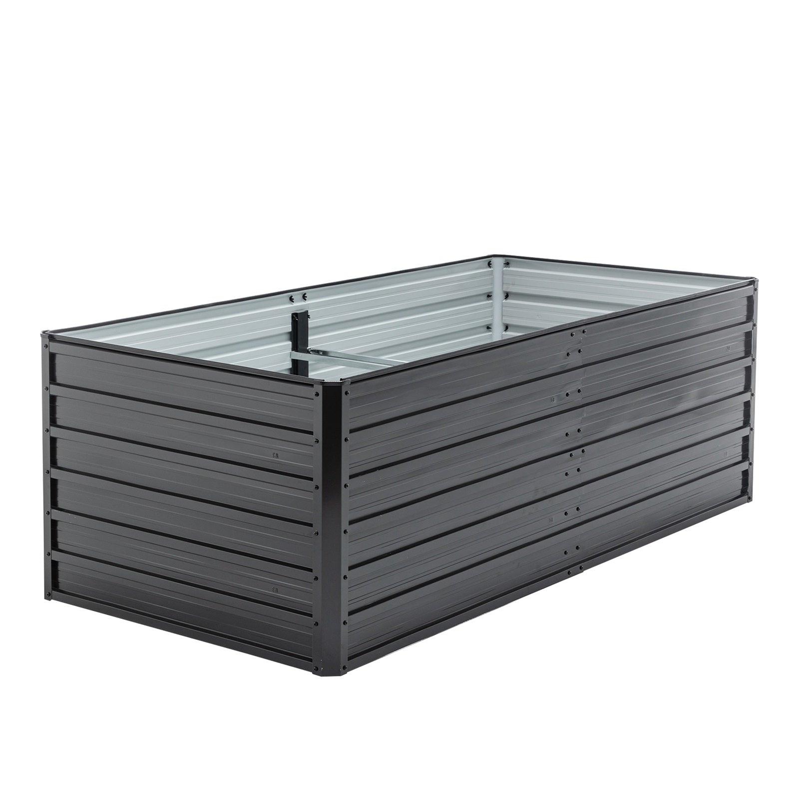 BIRCHTREE Metal Raised Garden Bed Outdoor Planter