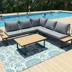BIRCHTREE Garden Furniture Set GFS02 Grey