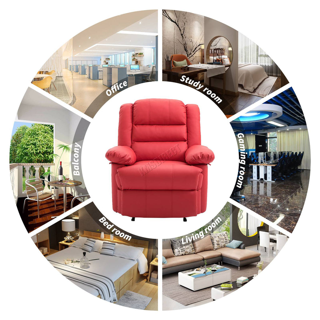 WestWood Recliner Sofa Chair Armchair RS04