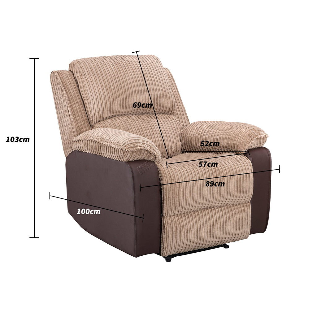 WestWood Recliner Sofa Chair Armchair RS05