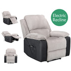 WestWood Recliner Sofa Fabric Electric Faux Leather Armchair RS06