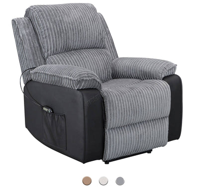WestWood Recliner Sofa Fabric Electric Faux Leather Armchair RS06