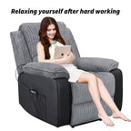 WestWood Recliner Sofa Fabric Electric Faux Leather Armchair RS06
