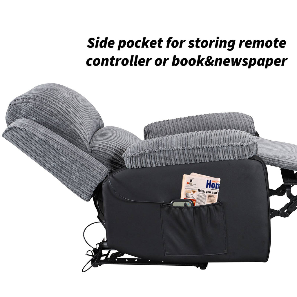 WestWood Recliner Sofa Fabric Electric Faux Leather Armchair RS06