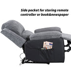 WestWood Recliner Sofa Fabric Electric Faux Leather Armchair RS06