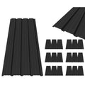 BIRCHTREE 129x45cm Roof Sheets 18X Corrugated Metal Roofing Panels