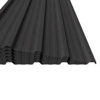 BIRCHTREE 129x45cm Roof Sheets 12X Corrugated Metal Roofing Panels