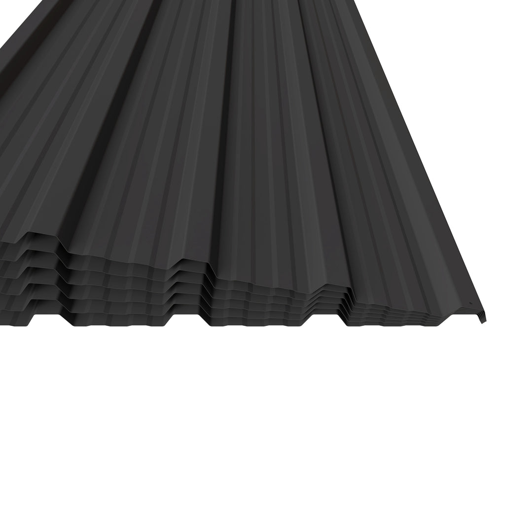 BIRCHTREE 129x45cm Roof Sheets 18X Corrugated Metal Roofing Panels