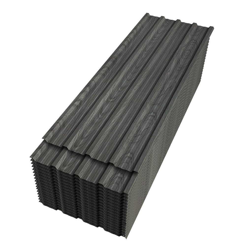 BIRCHTREE 129x45cm Roof Sheets 18X Corrugated Metal Roofing Panels
