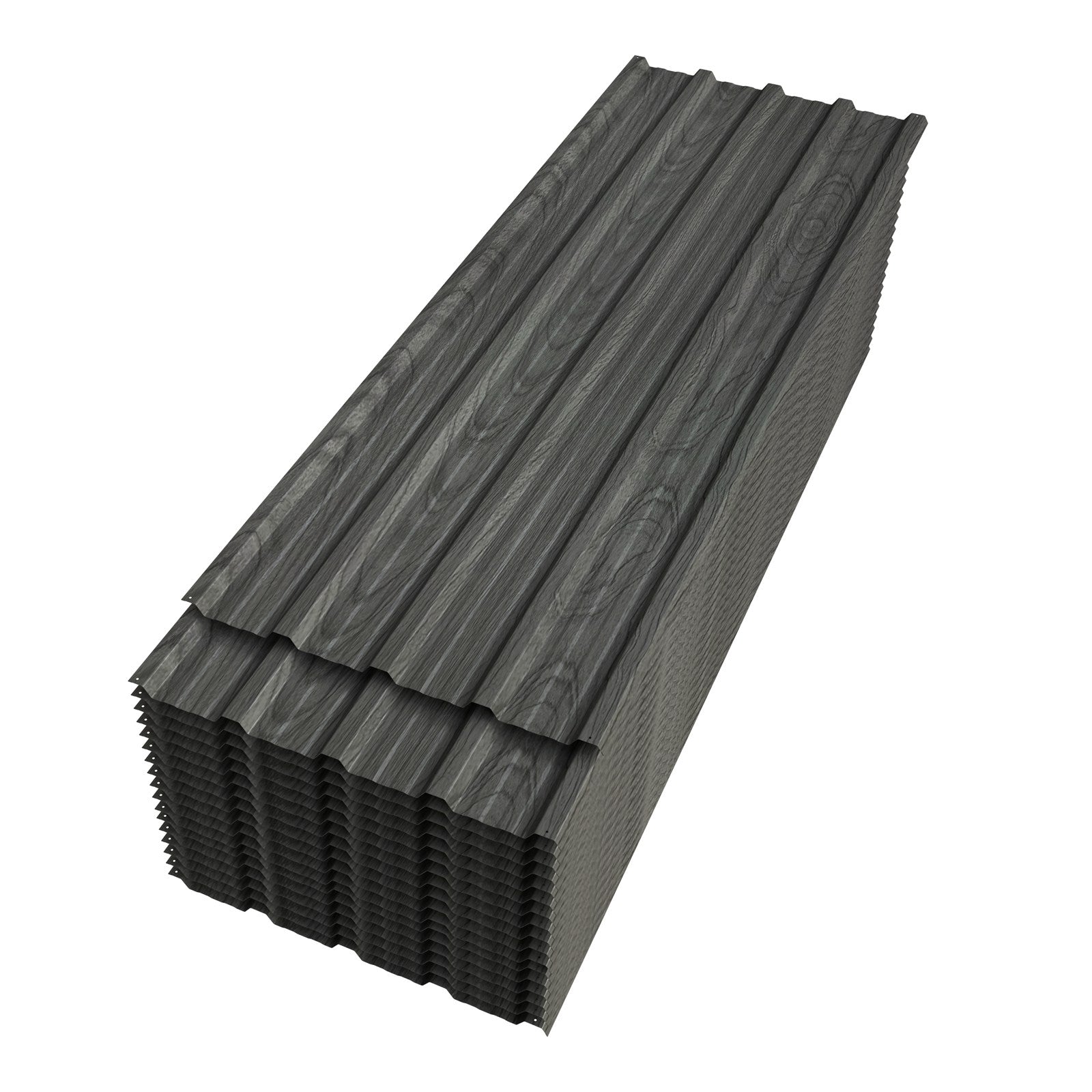 BIRCHTREE 129x45cm Roof Sheets 18X Corrugated Metal Roofing Panels