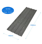 BIRCHTREE 129x45cm Roof Sheets 18X Corrugated Metal Roofing Panels