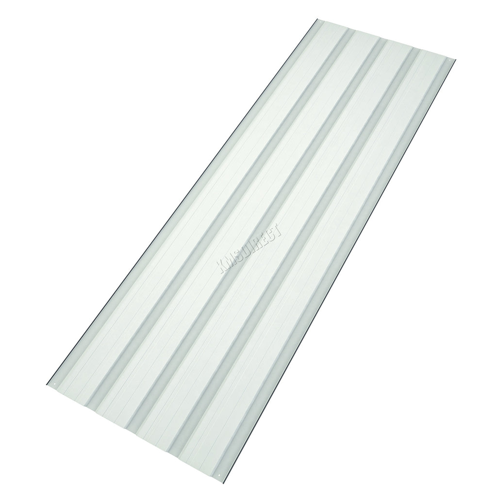 BIRCHTREE 108x45cm Roof Sheets 16X Corrugated Metal Roofing Panels