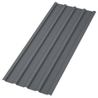 BIRCHTREE 108x45cm Roof Sheets 16X Corrugated Metal Roofing Panels