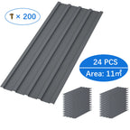 BIRCHTREE 108x45cm Roof Sheets 24X Corrugated Metal Roofing Panels