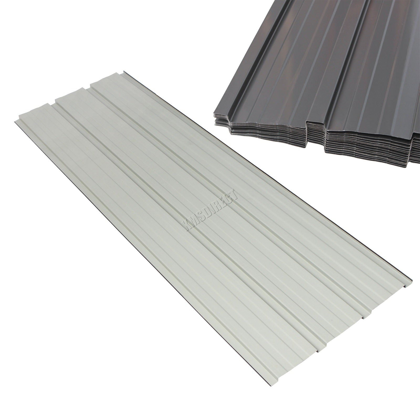 BIRCHTREE 108x45cm Roof Sheets 24X Corrugated Metal Roofing Panels