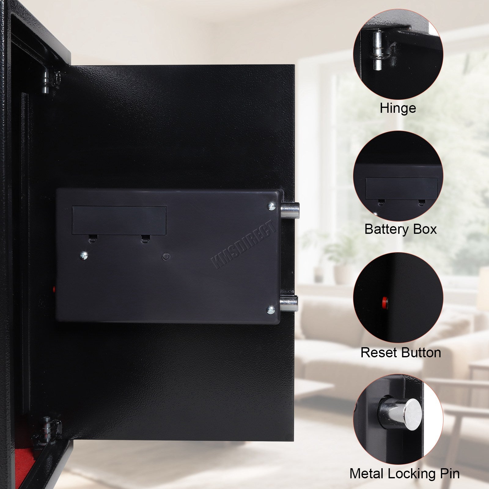 WestWood Home Security Safe Box Steel Electronic Lock