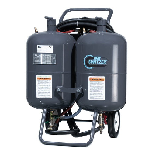SwitZer 10 Gallon Dual Tank Soda & Abrasive Sand Blaster