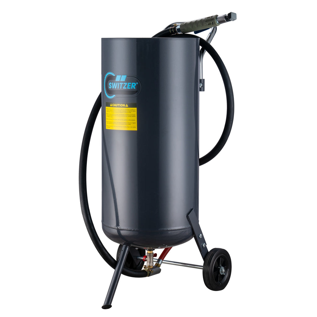 SwitZer 30L Roll-About Pressure Sandblaster Grey
