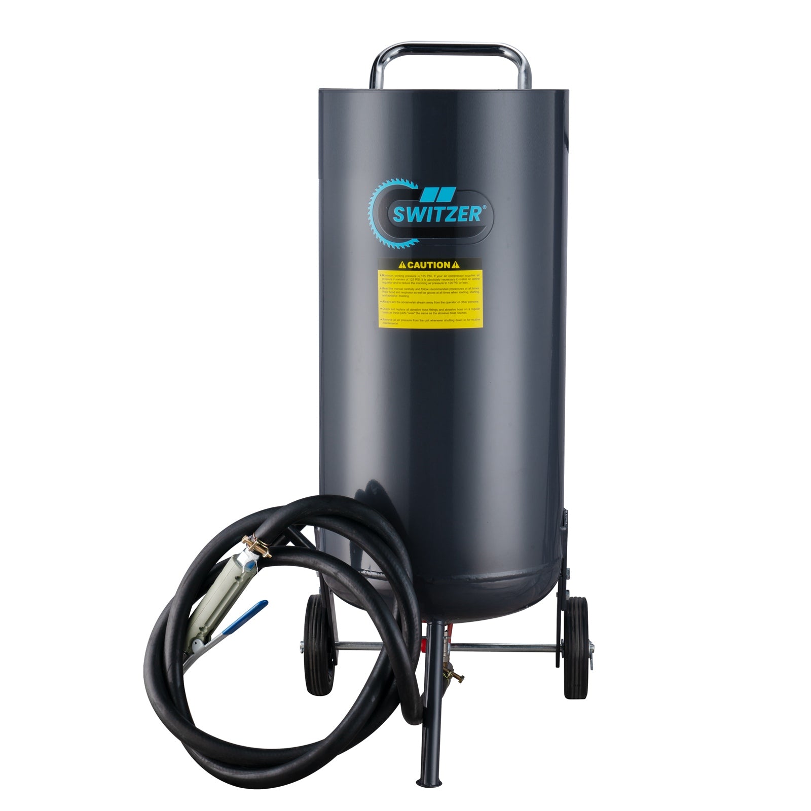 SwitZer 30L Roll-About Pressure Sandblaster Grey