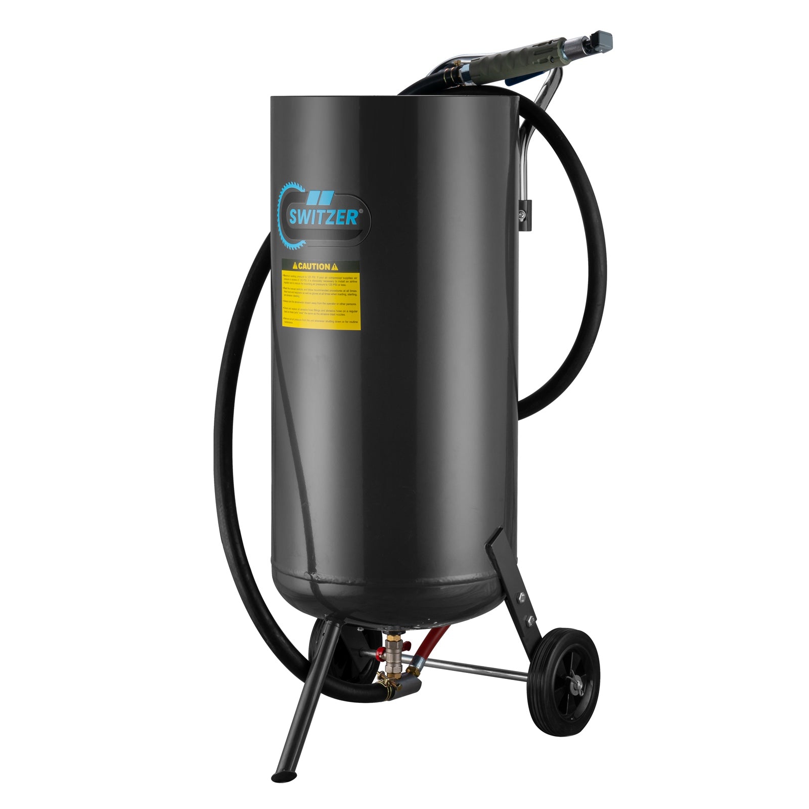 SwitZer 44L Roll-About Pressure Sandblaster Grey
