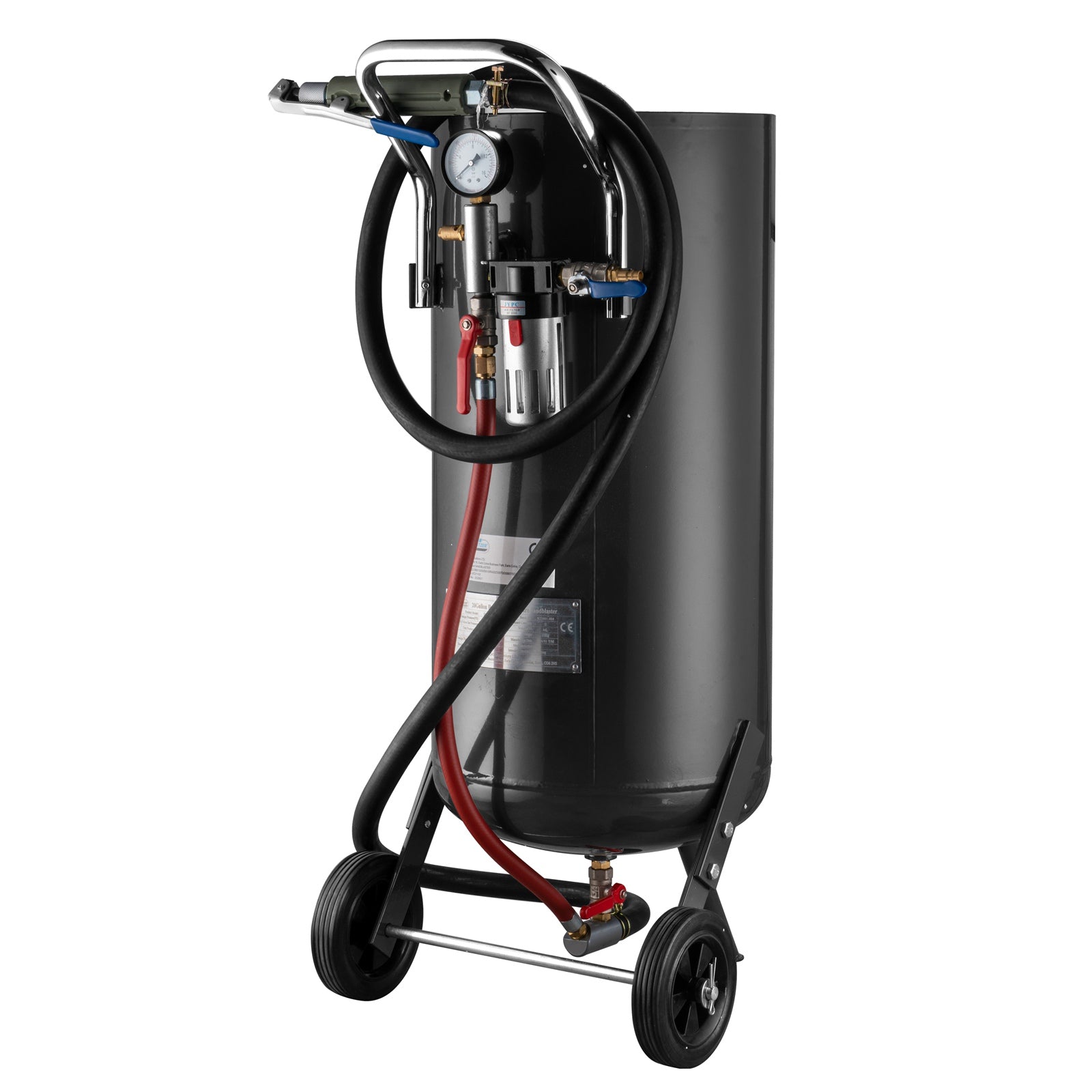 SwitZer 44L Roll-About Pressure Sandblaster Grey