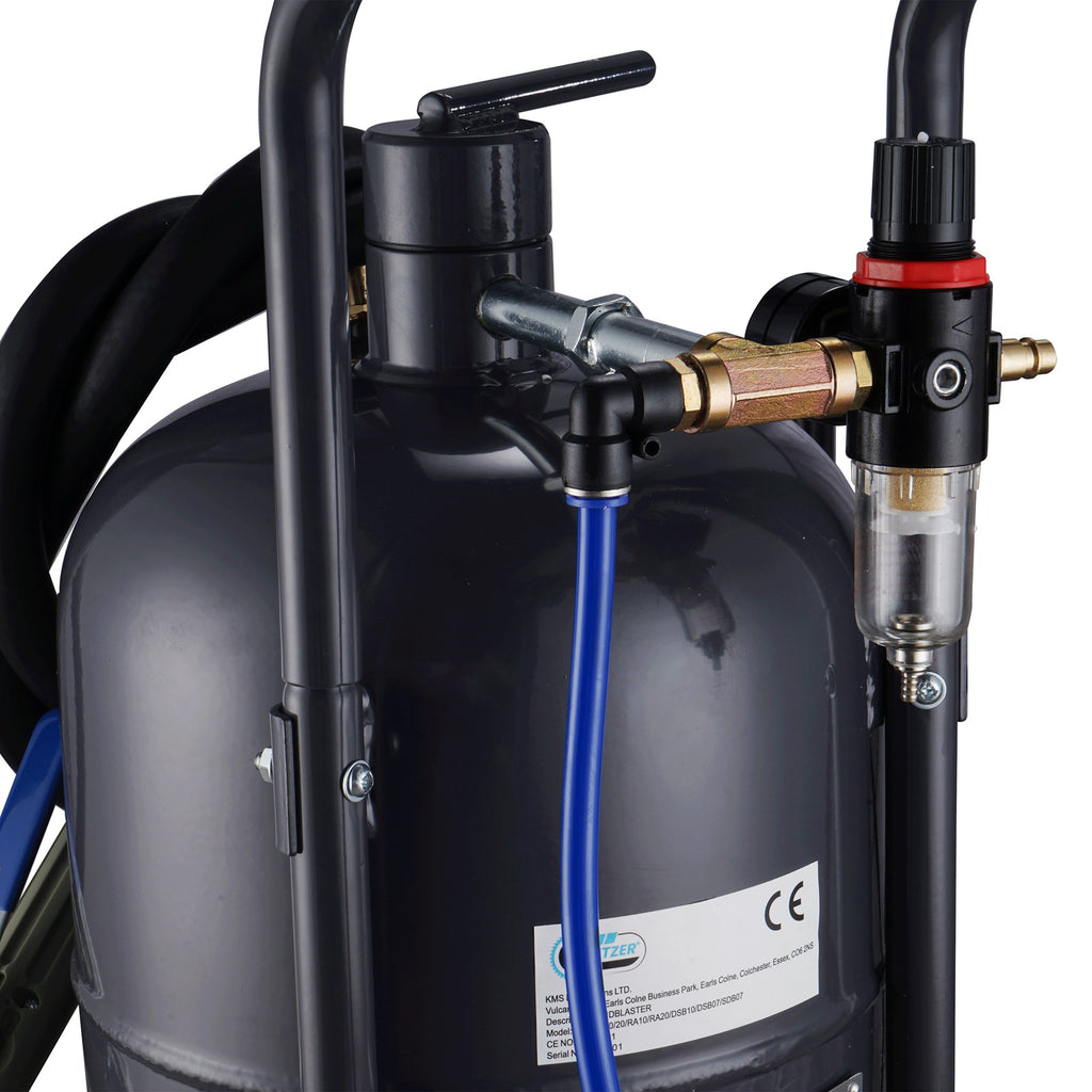 SwitZer Portable 5 Gallon Sandblaster Grey