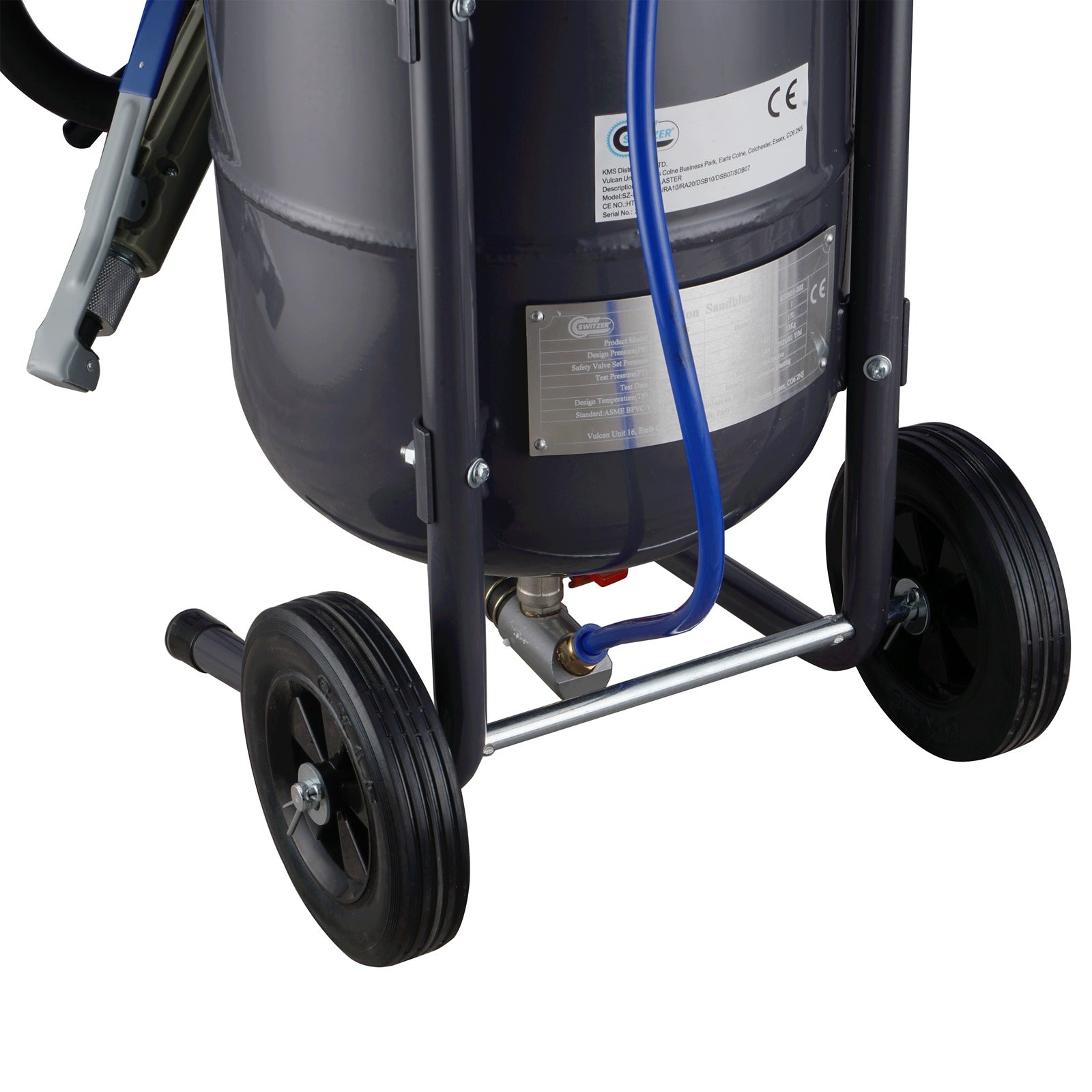 SwitZer Portable 5 Gallon Sandblaster Grey
