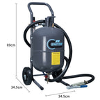 SwitZer Portable 5 Gallon Sandblaster Grey